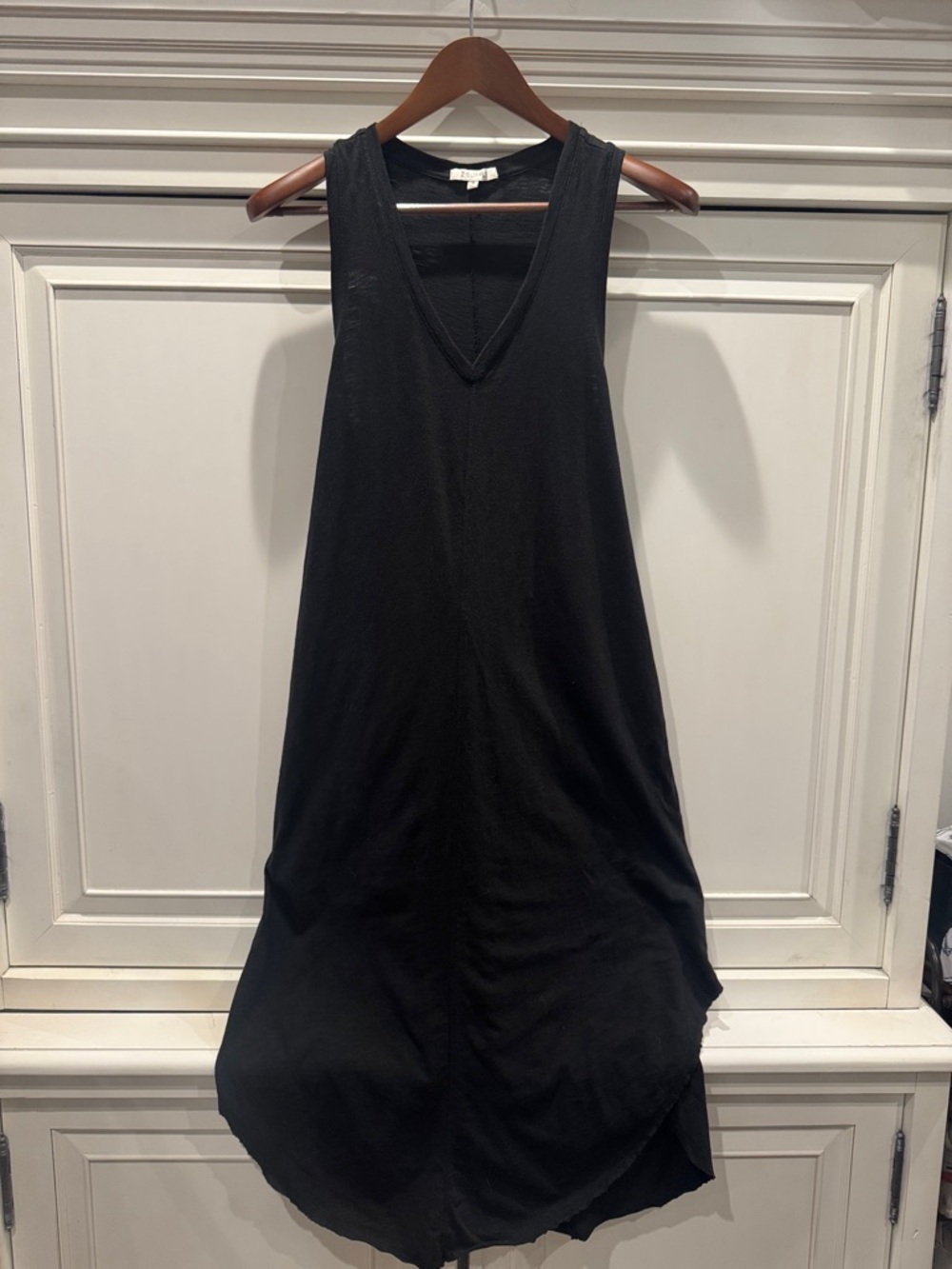 Black V-Neck Sleeveless Dress - Brand: